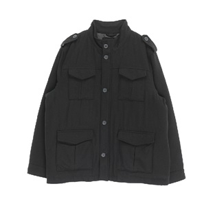 [OLD NAVY]맨 올드 네이비 블랙 모직 자켓(가슴단면 70cm)