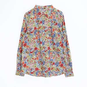 [OLD NAVY]올드 네이비 코튼 꽃무늬 셔츠(가슴단면 51cm)